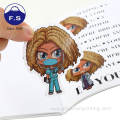 Custom Design Motivative Children Reusable Sticker Book